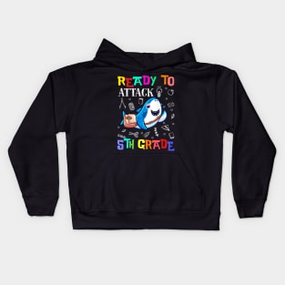 Ready To Attack 5th Grade Youth Kids Hoodie